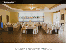 Tablet Screenshot of panorama-restauracja.pl